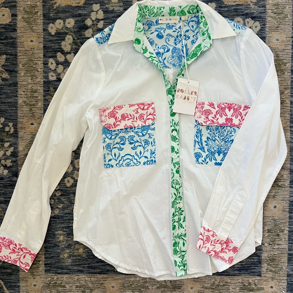 Roller Rabbit Button Down Shirt - Picture 1 of 2